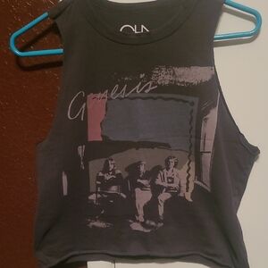 Chaser Genesis Dark Gray Graphic Muscle Tee